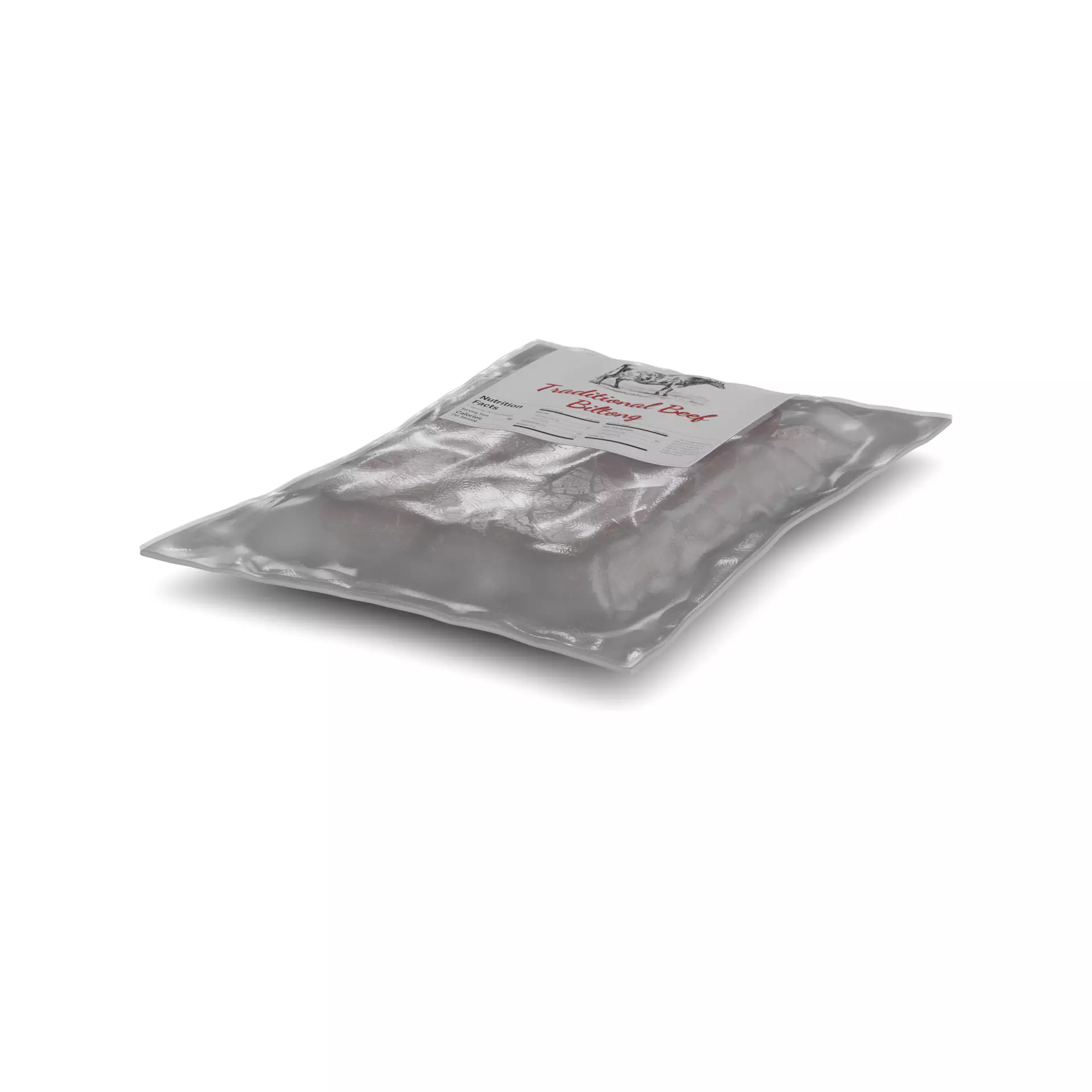 Dried meats Beef Biltong 3D model_0