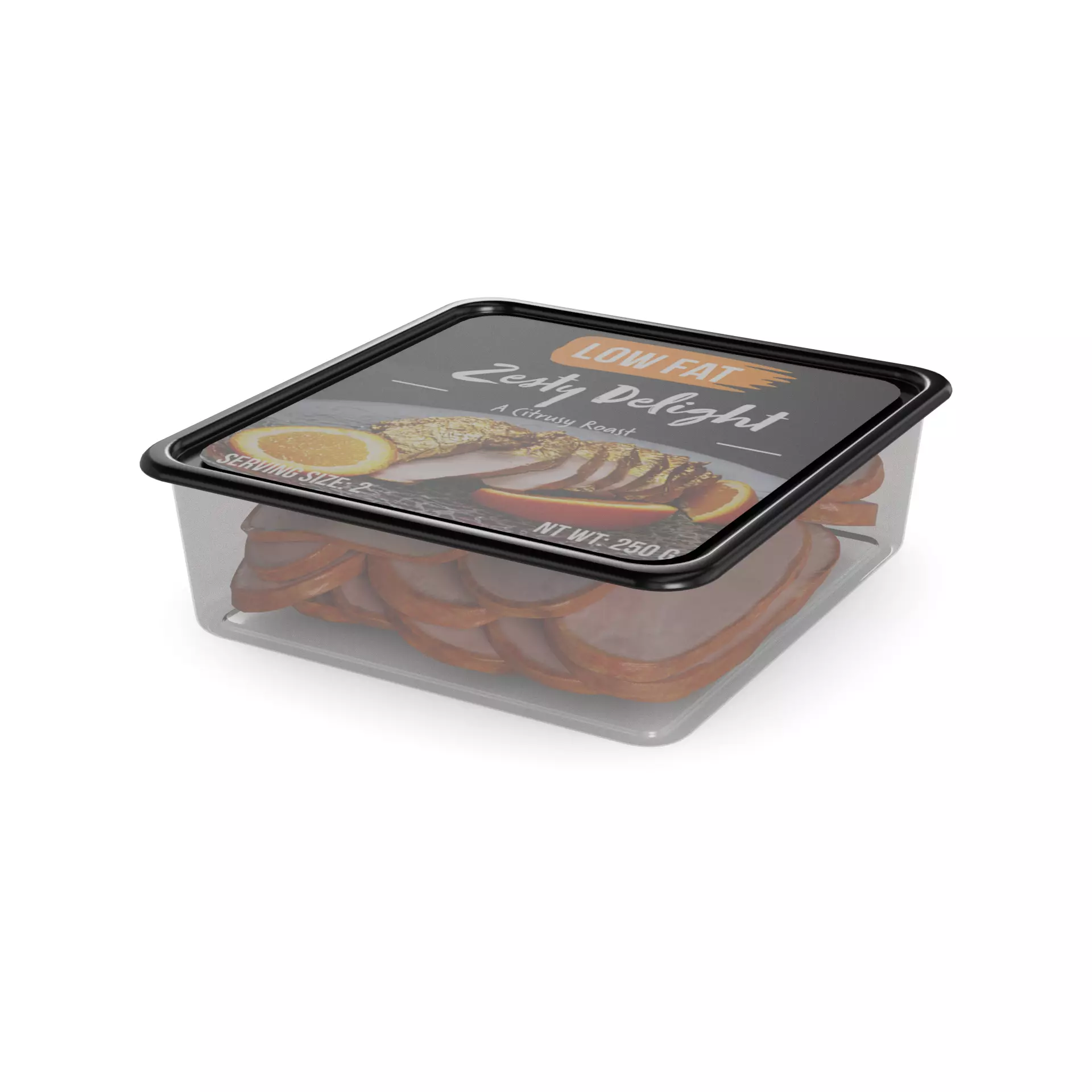 Dried meats Smoked Turkey Breast 3D model_0