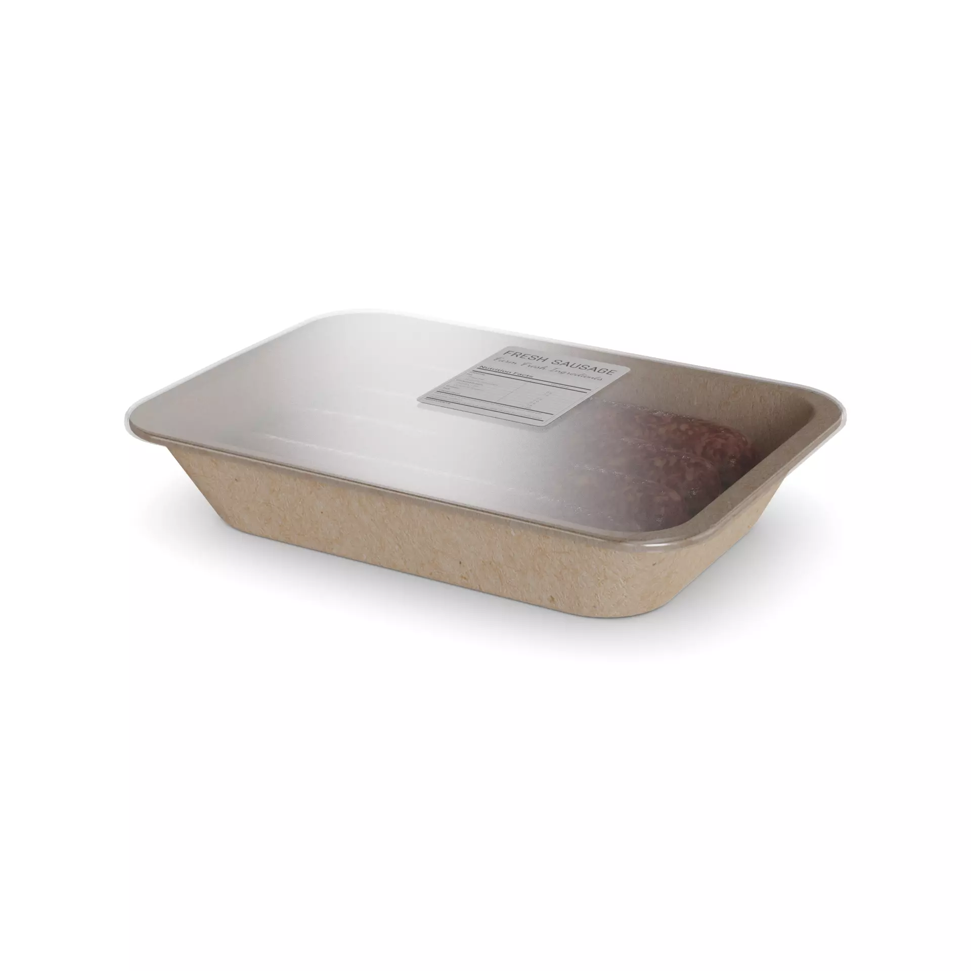 Fresh sausages Fresh Sausages Low-poly 3D model_0