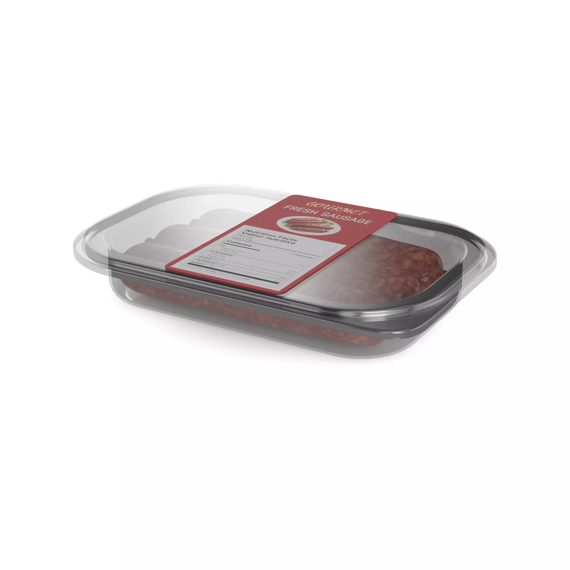 Fresh sausages Fresh Sausages 3D model_0