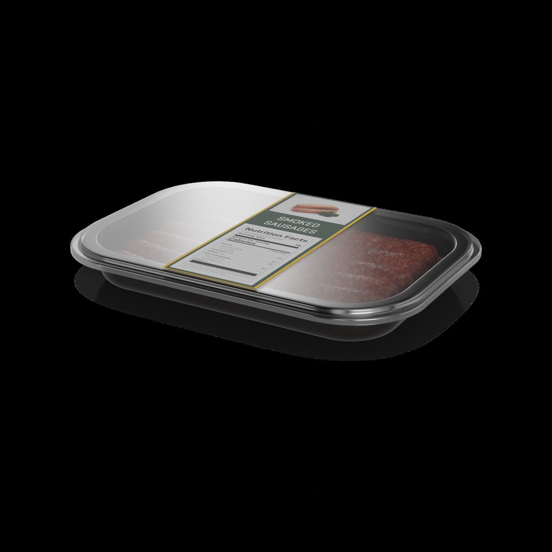 Smoked sausages Smoked Sausages 3D model_1