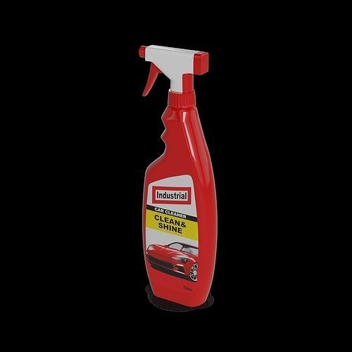Kitchen and bathroom cleaners Heavy-Duty Oven Degreaser Low-poly 3D model 2