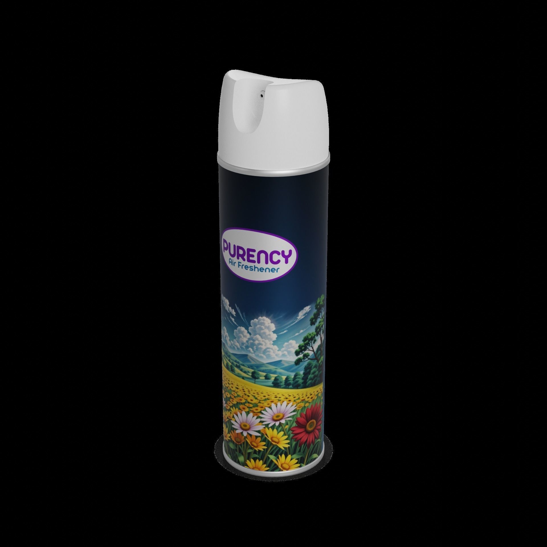 Air fresheners Aerosol Air Freshener Low-poly 3D model_1