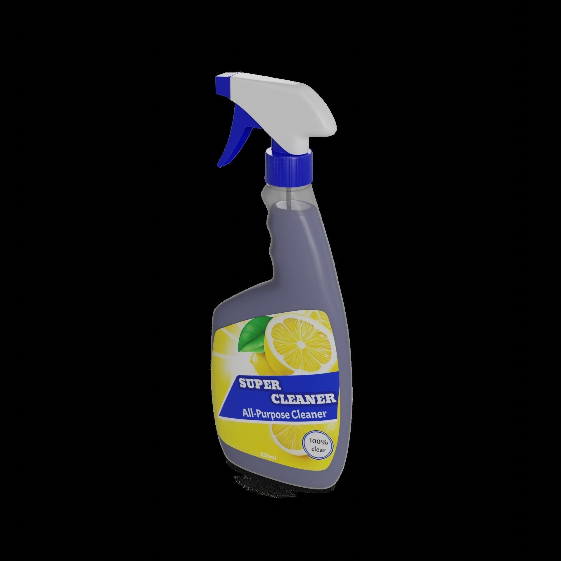 All-purpose cleaners All-Purpose Cleaner Low-poly 3D model_1