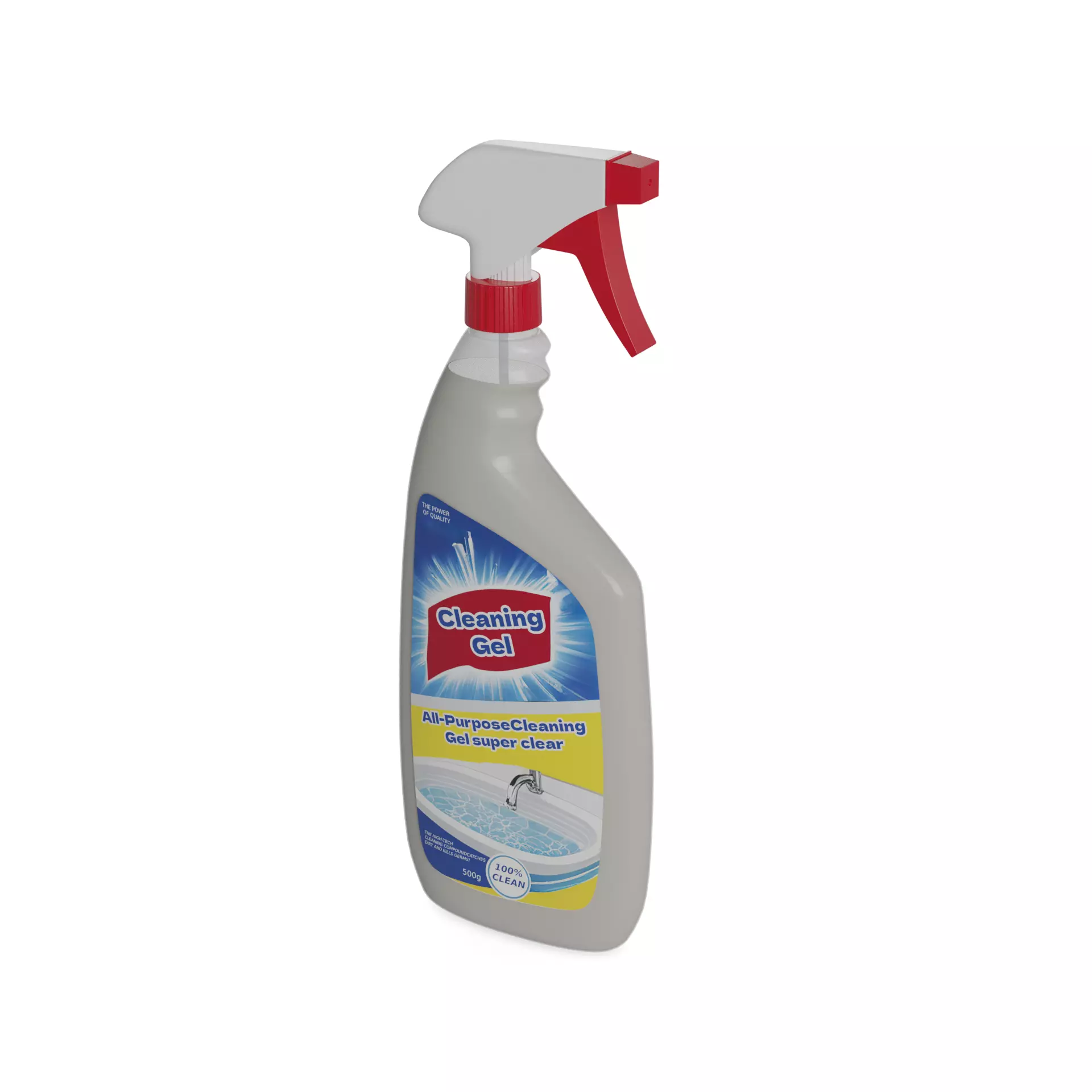All-purpose cleaners All-Purpose Cleaning Gel Low-poly 3D model_0