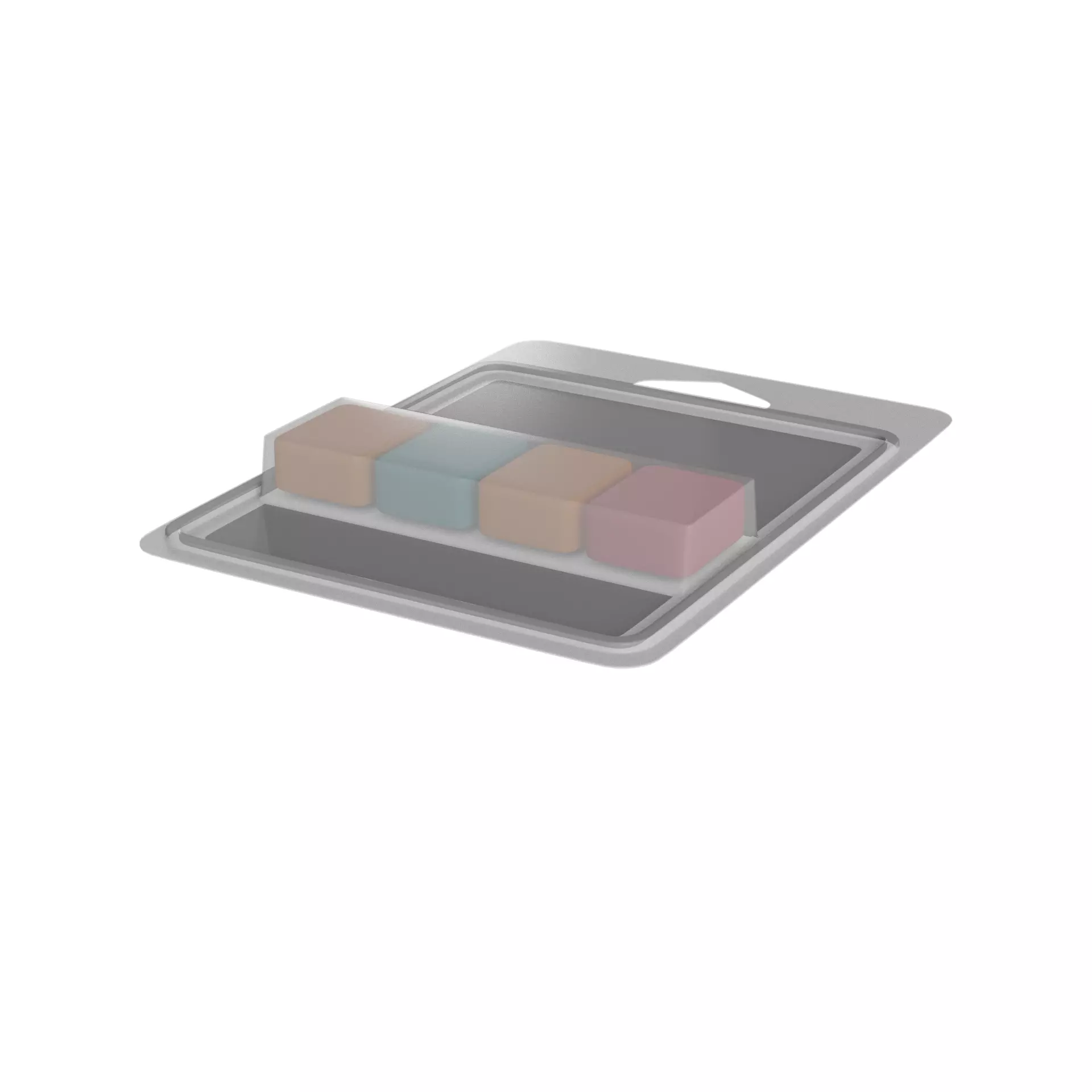 Home fragrance Wax Melts Low-poly 3D model_0