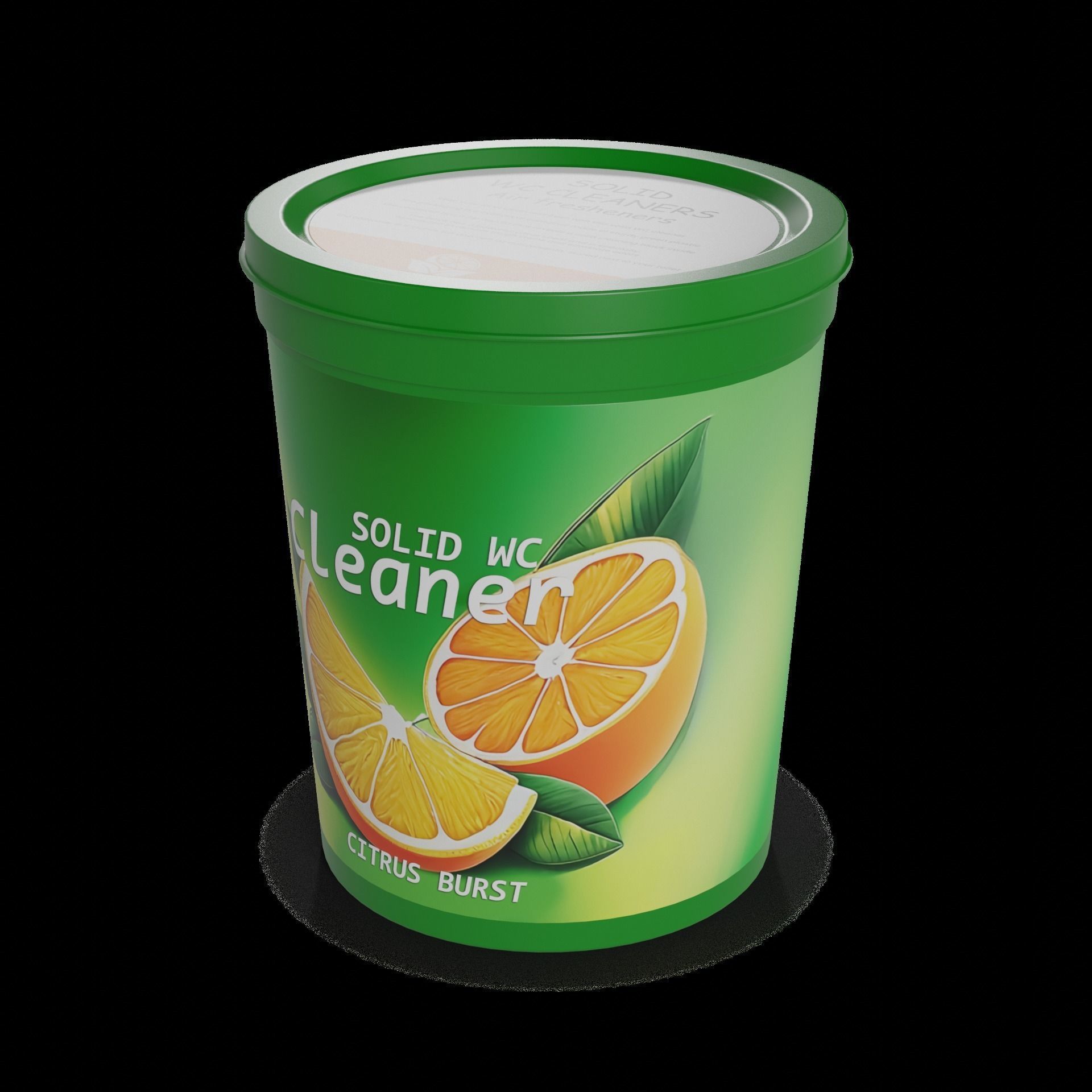 Solid WC cleaners - air fresheners Solid WC Cleaner Low-poly 3D model_1