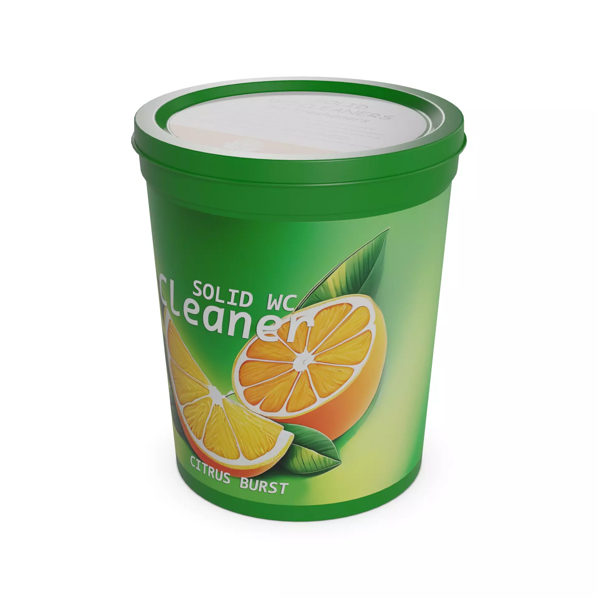 Solid WC cleaners - air fresheners Solid WC Cleaner Low-poly 3D model_0