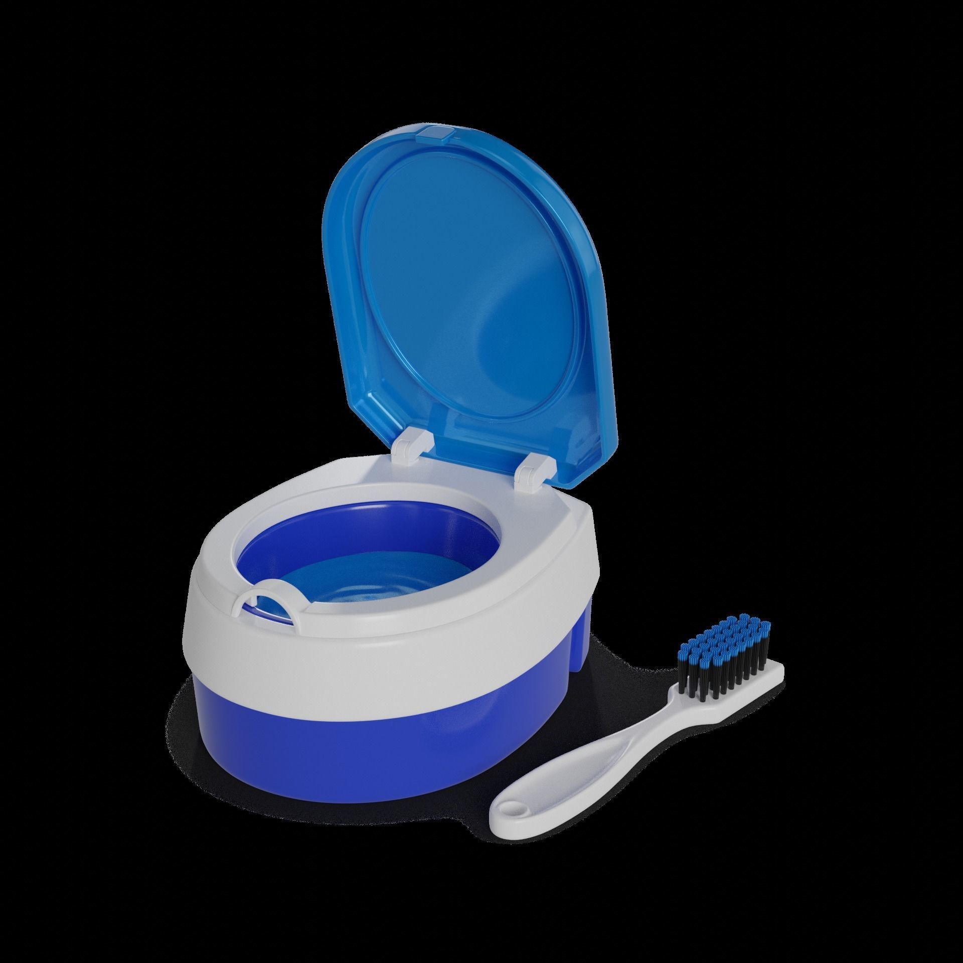 Solid WC cleaners - air fresheners Solid WC Cleaner 3D model_1