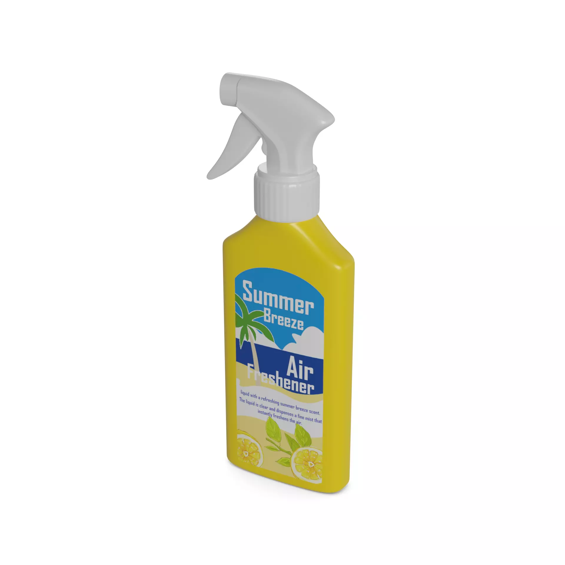 Solid WC cleaners - air fresheners Air Freshener - Summer Breeze 3D model_0