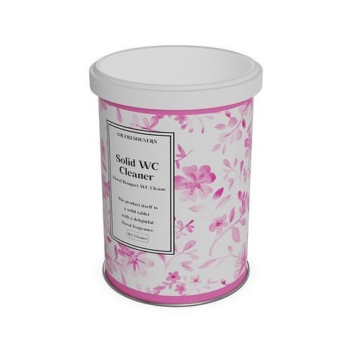 Solid WC cleaners - air fresheners Solid WC Cleaner - Floral ... Low-poly 3D model