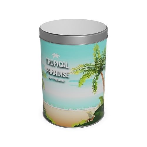 Solid WC cleaners - air fresheners Air Freshener - Tropical P... Low-poly 3D model