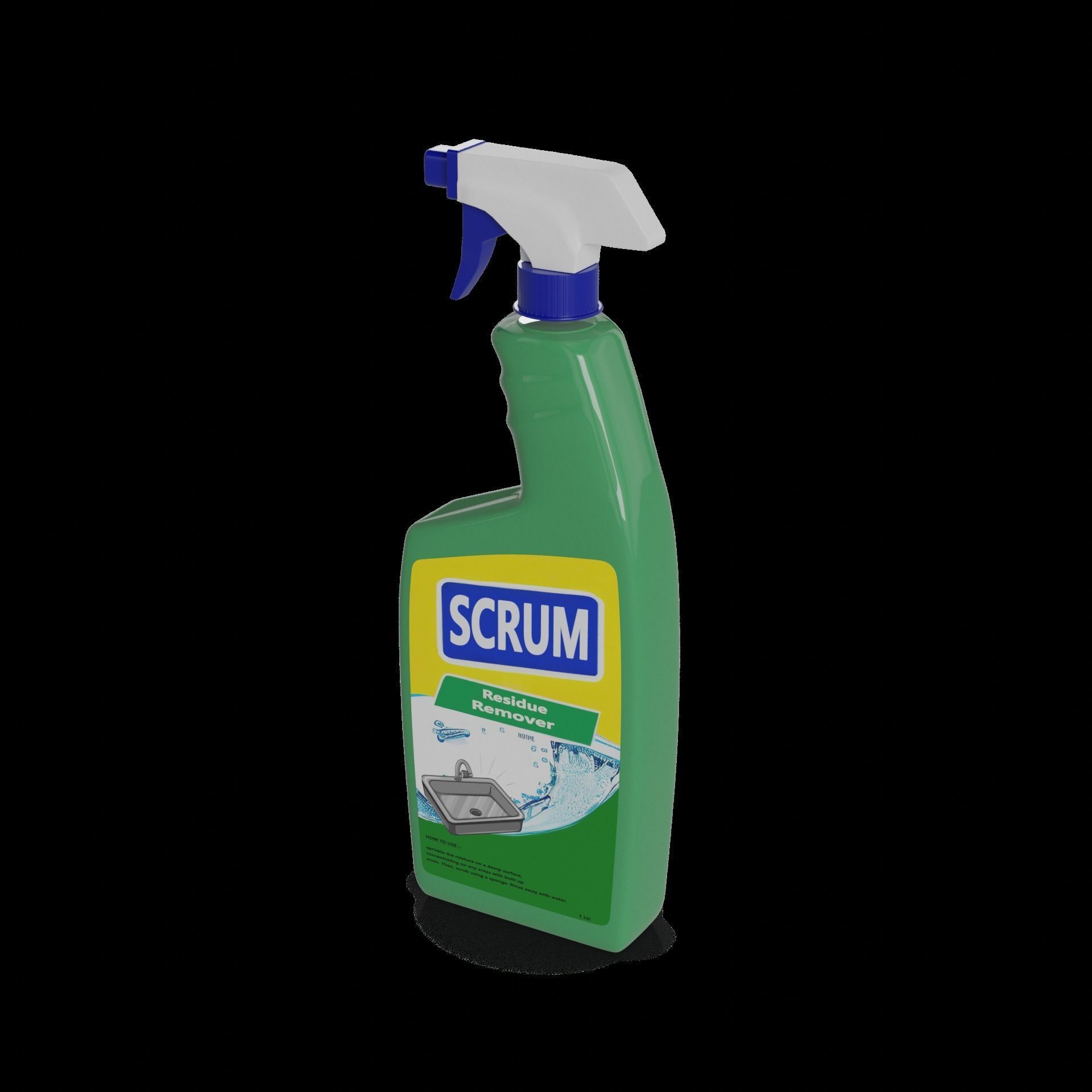 Scum and residue removers Scum and Residue Remover 3D model_1