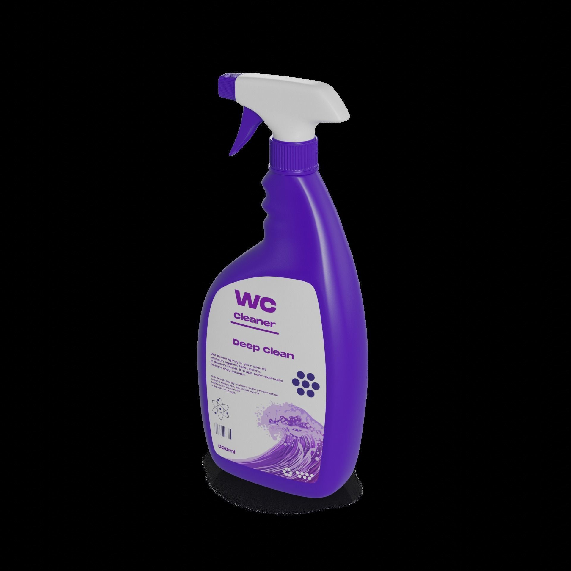 Liquid WC cleaners - air fresheners WC Cleaner 3D model_1