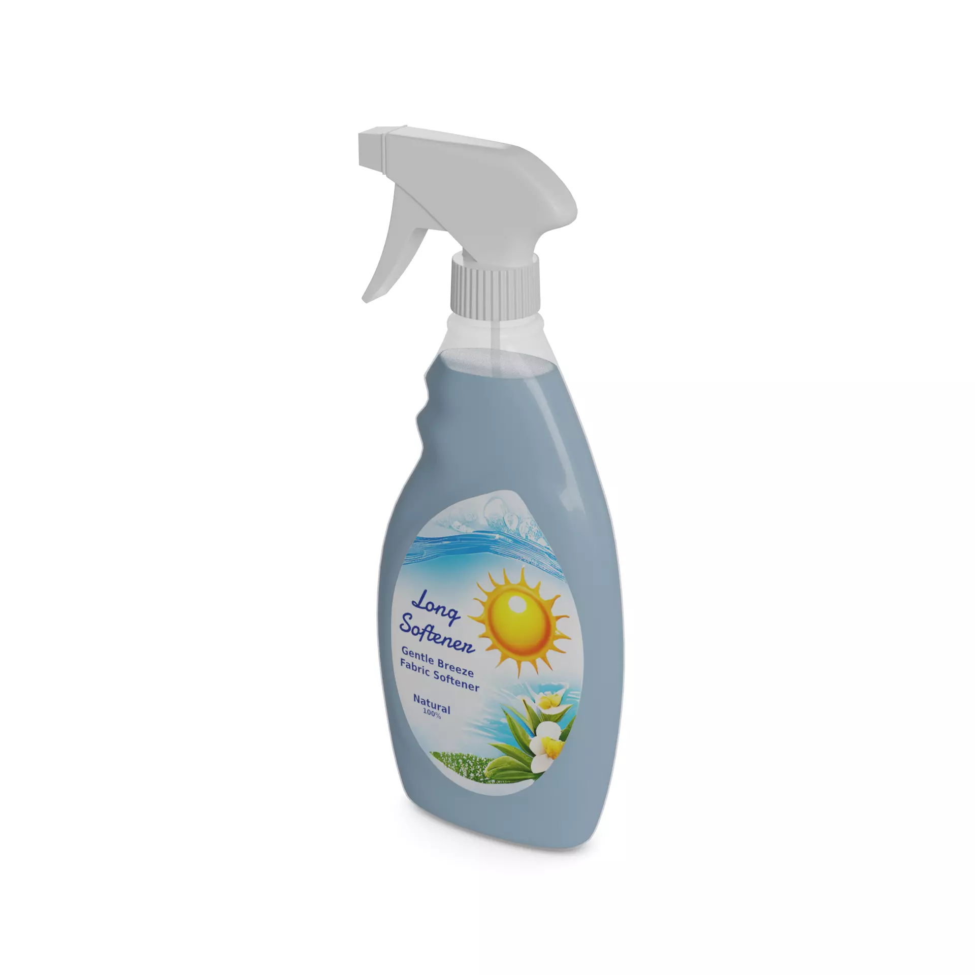 Fabric softeners for sensitive skin and babies Gentle Breeze Low-poly 3D model