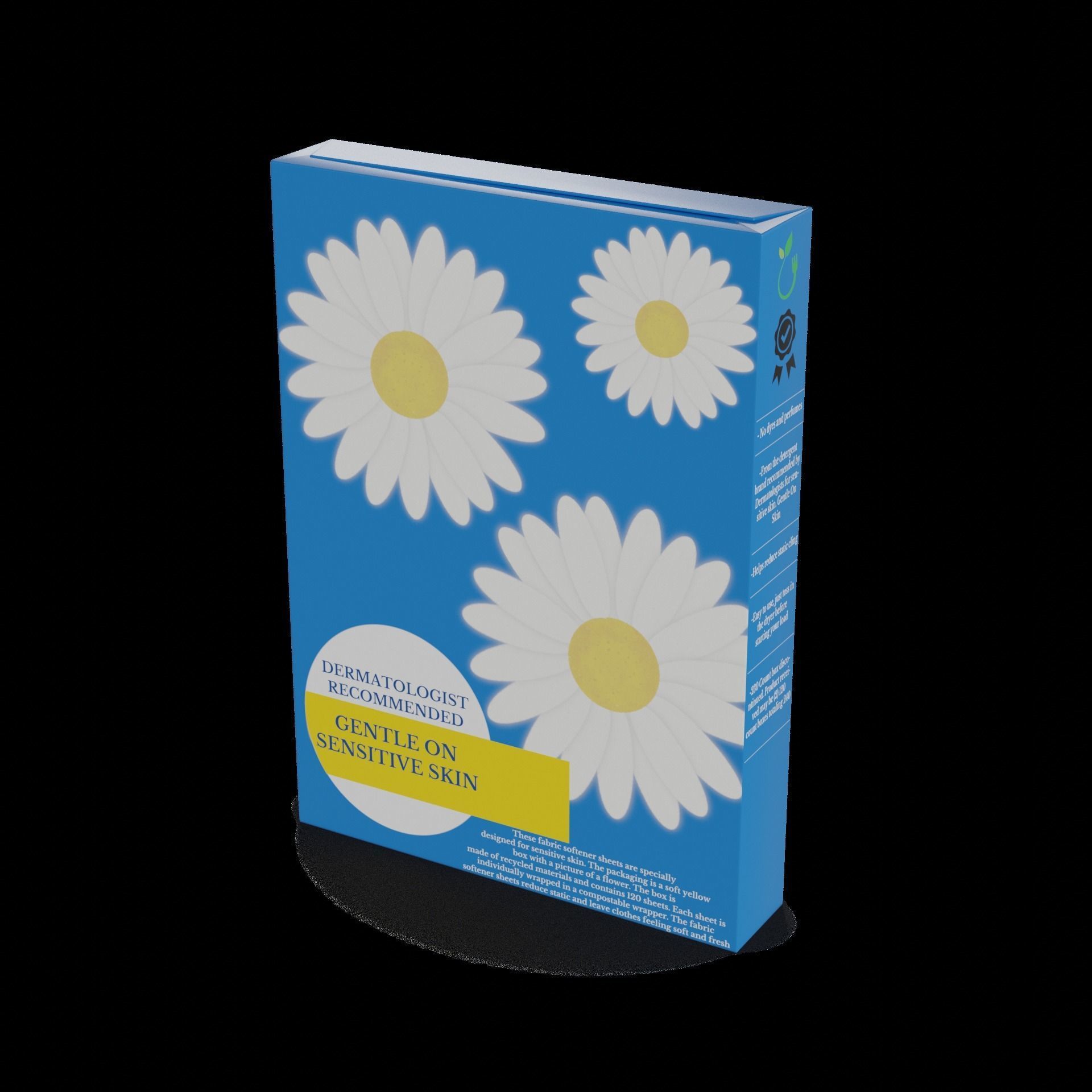 Fabric softeners for sensitive skin and babies Sensitive Skin... Low-poly 3D model_1