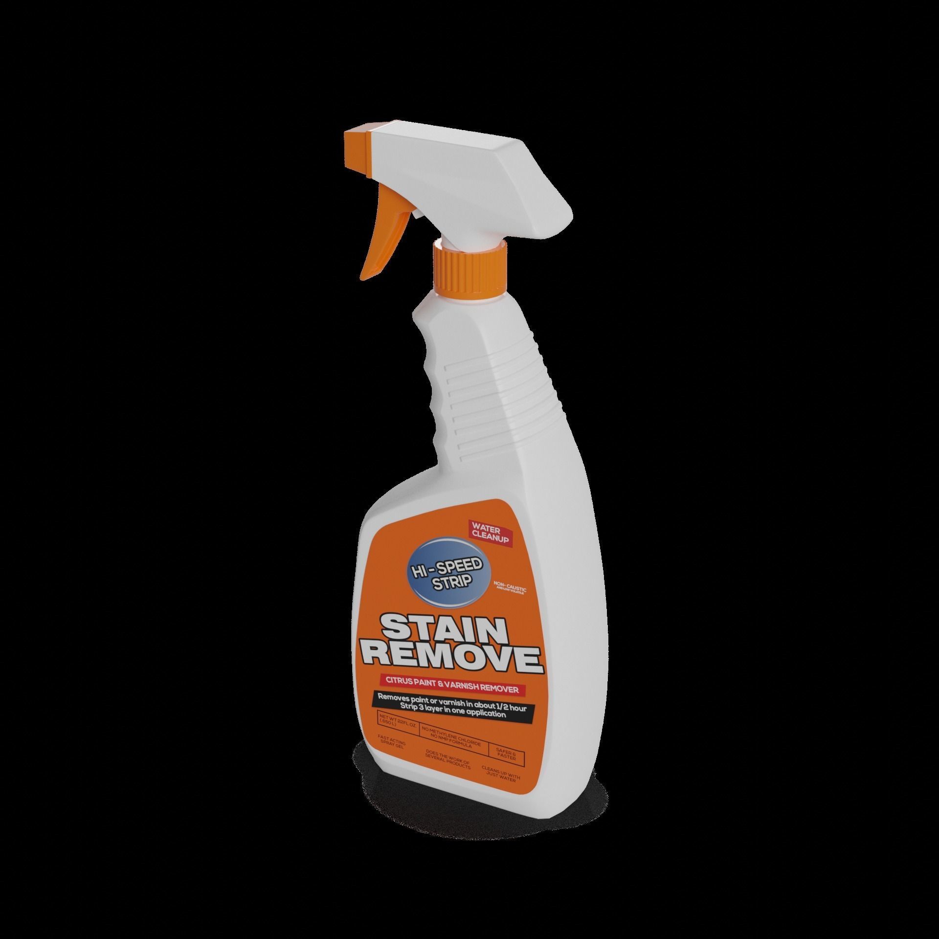 Stain removers and whiteners Stain Remover Spray 3D model_1