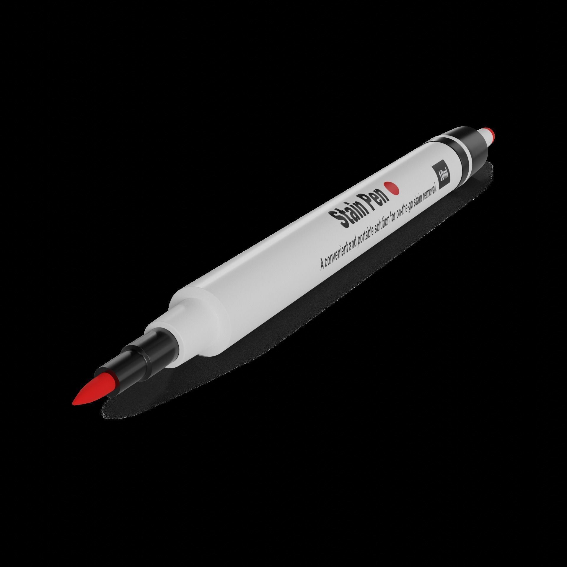Stain removers and whiteners Stain Pen Low-poly 3D model_1