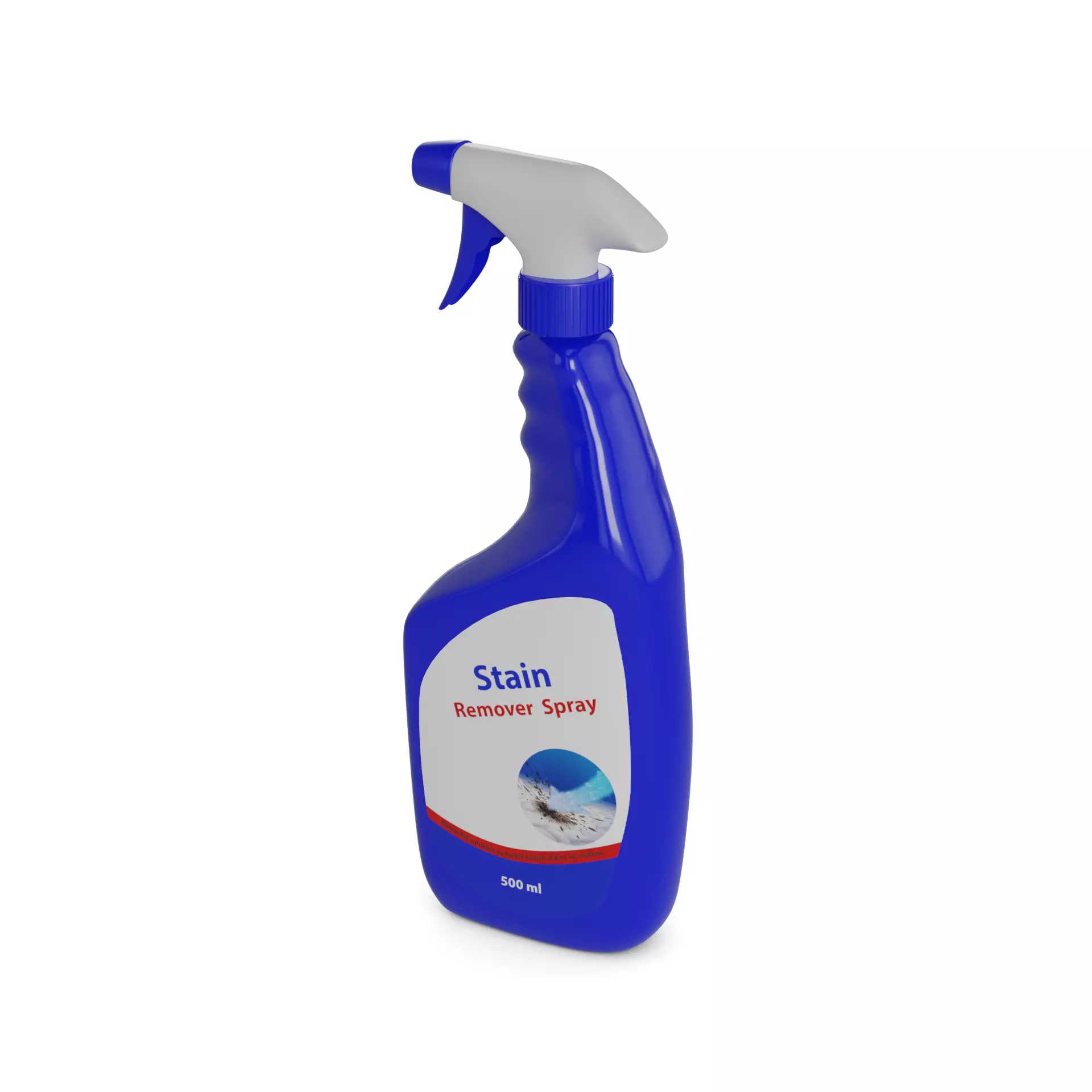 Stain removers and whiteners Stain Remover Spray Low-poly 3D model_0