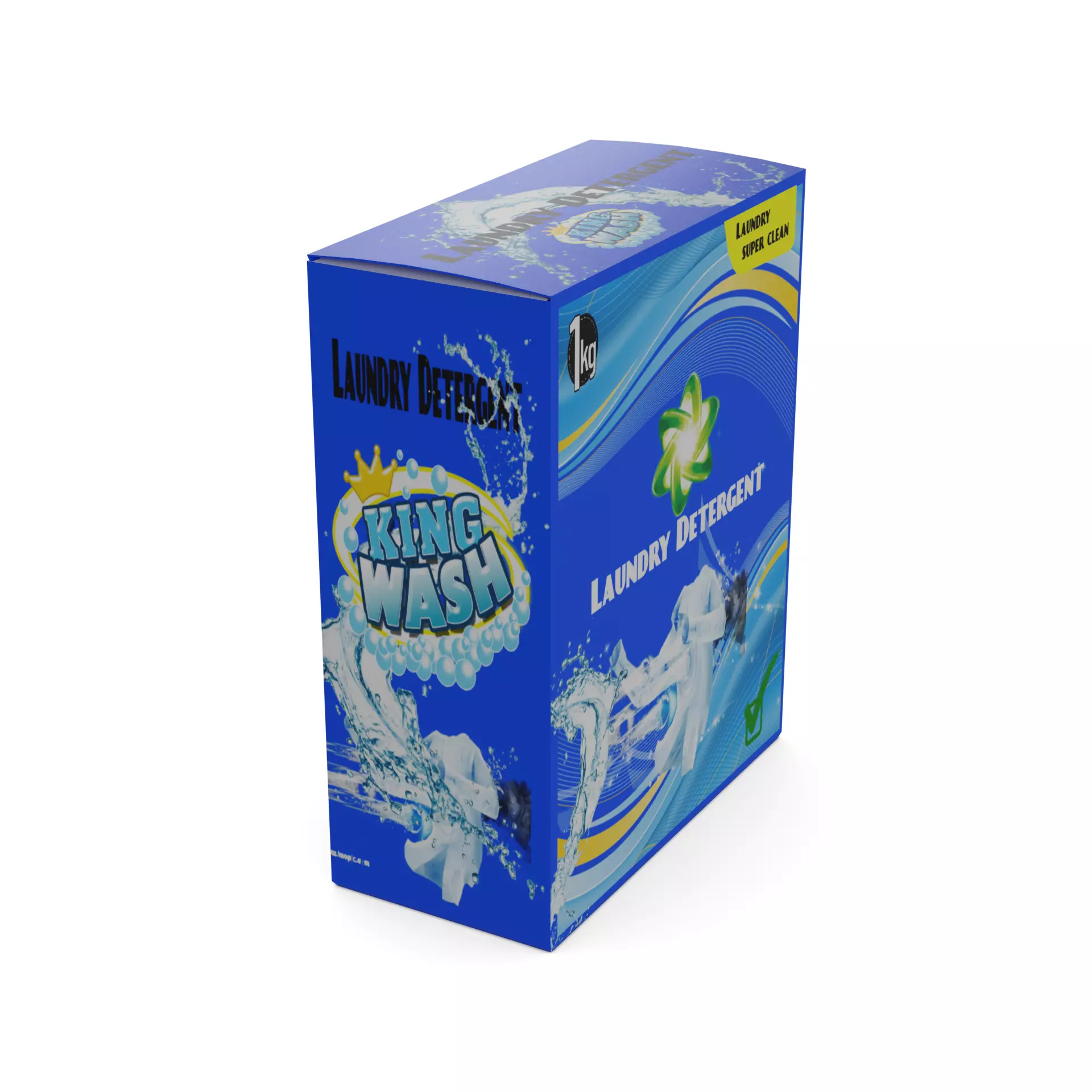 Stain removers and whiteners Whitening Laundry Detergent Low-poly 3D model