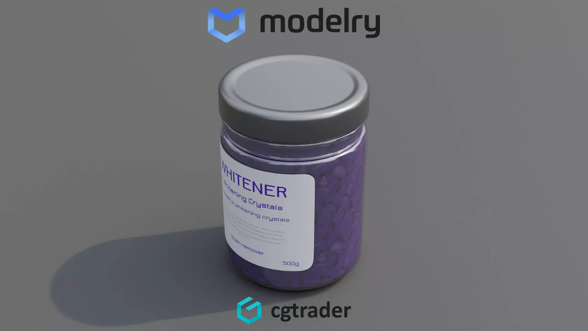 Whitening Crystals 3D model_0