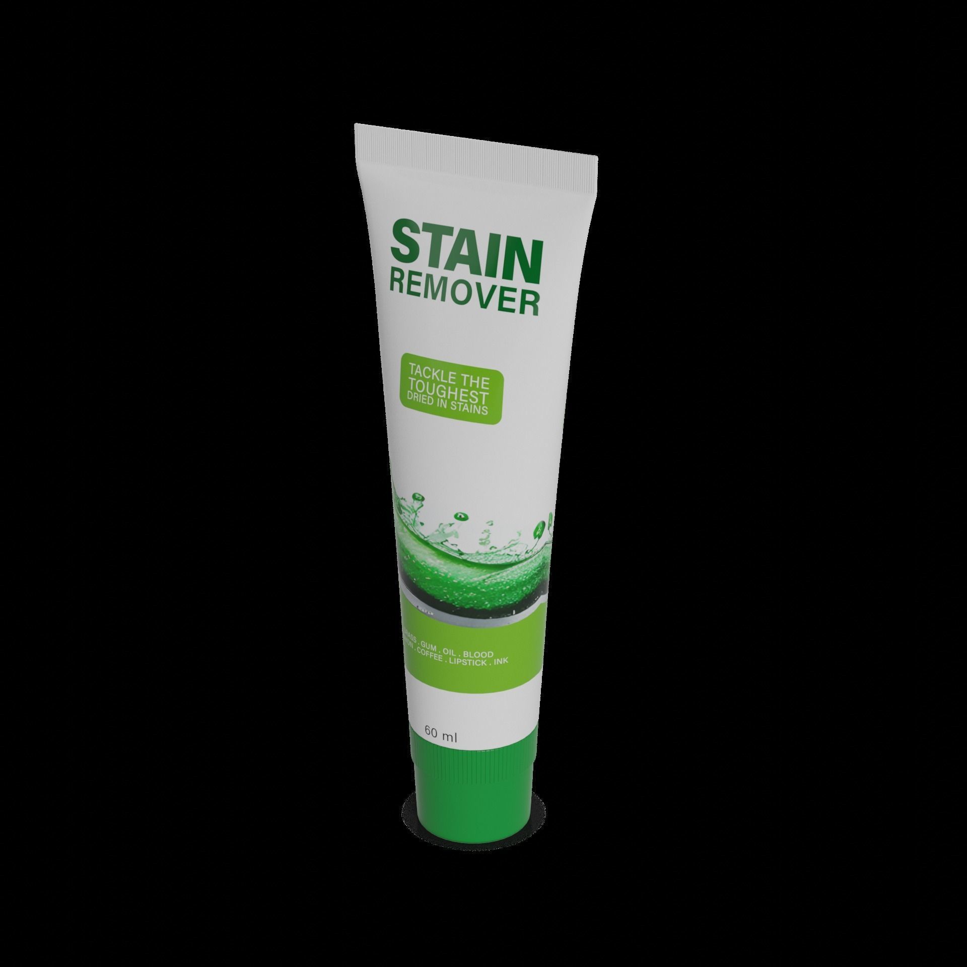Stain removers and whiteners Stain Remover Gel Low-poly 3D model_1