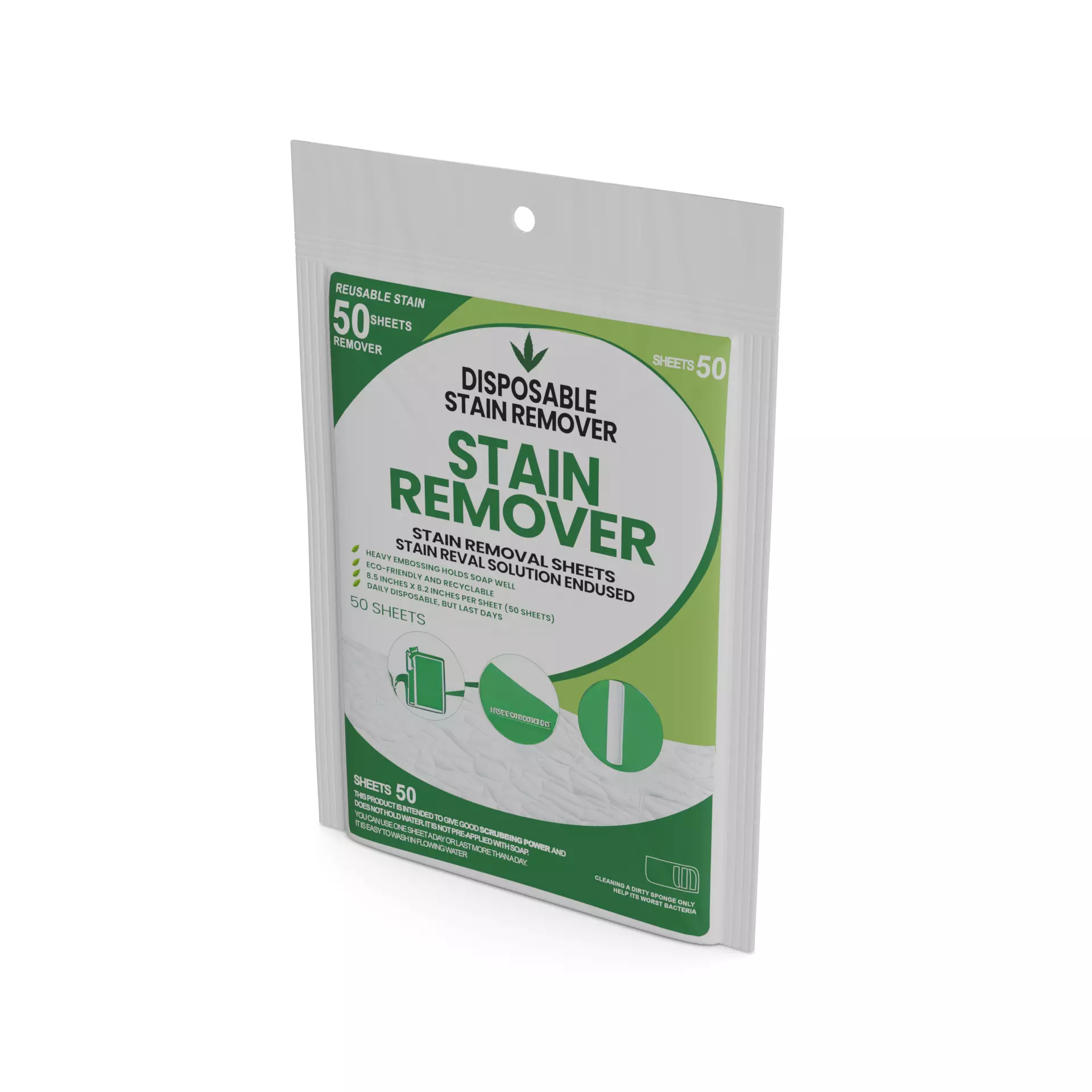 Stain removers and whiteners Stain Remover Sheets 3D model_0