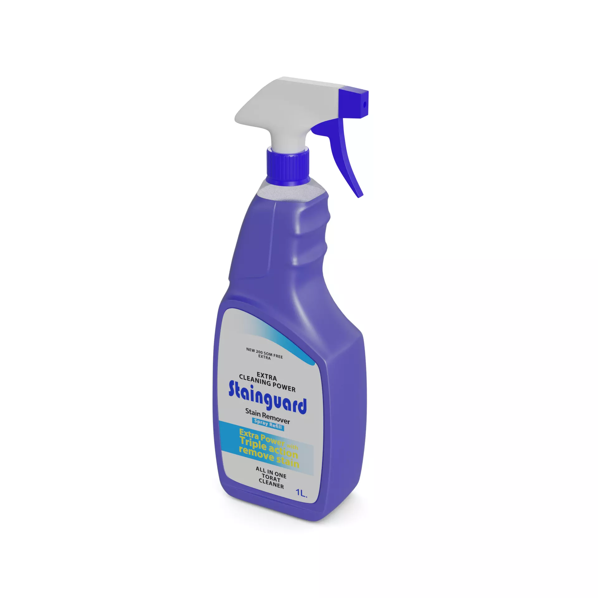Stain removers and whiteners Stain Remover Spray Refill 3D model_0