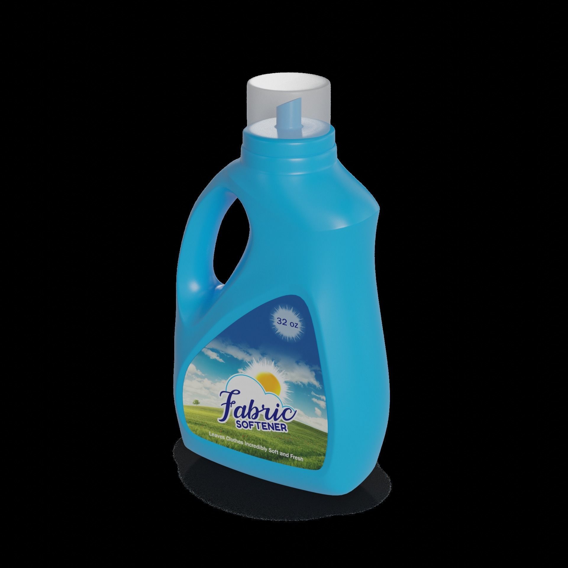 Fabric softeners Fabric Softener Low-poly 3D model_1