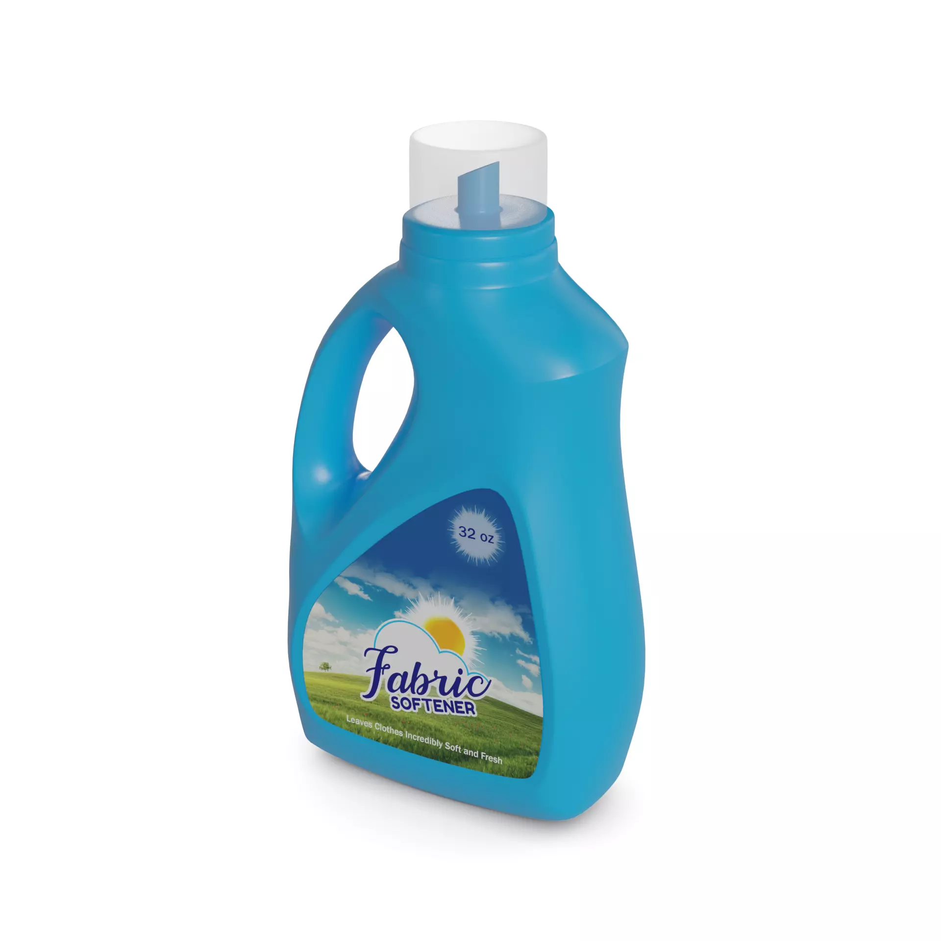 Fabric softeners Fabric Softener Low-poly 3D model_0