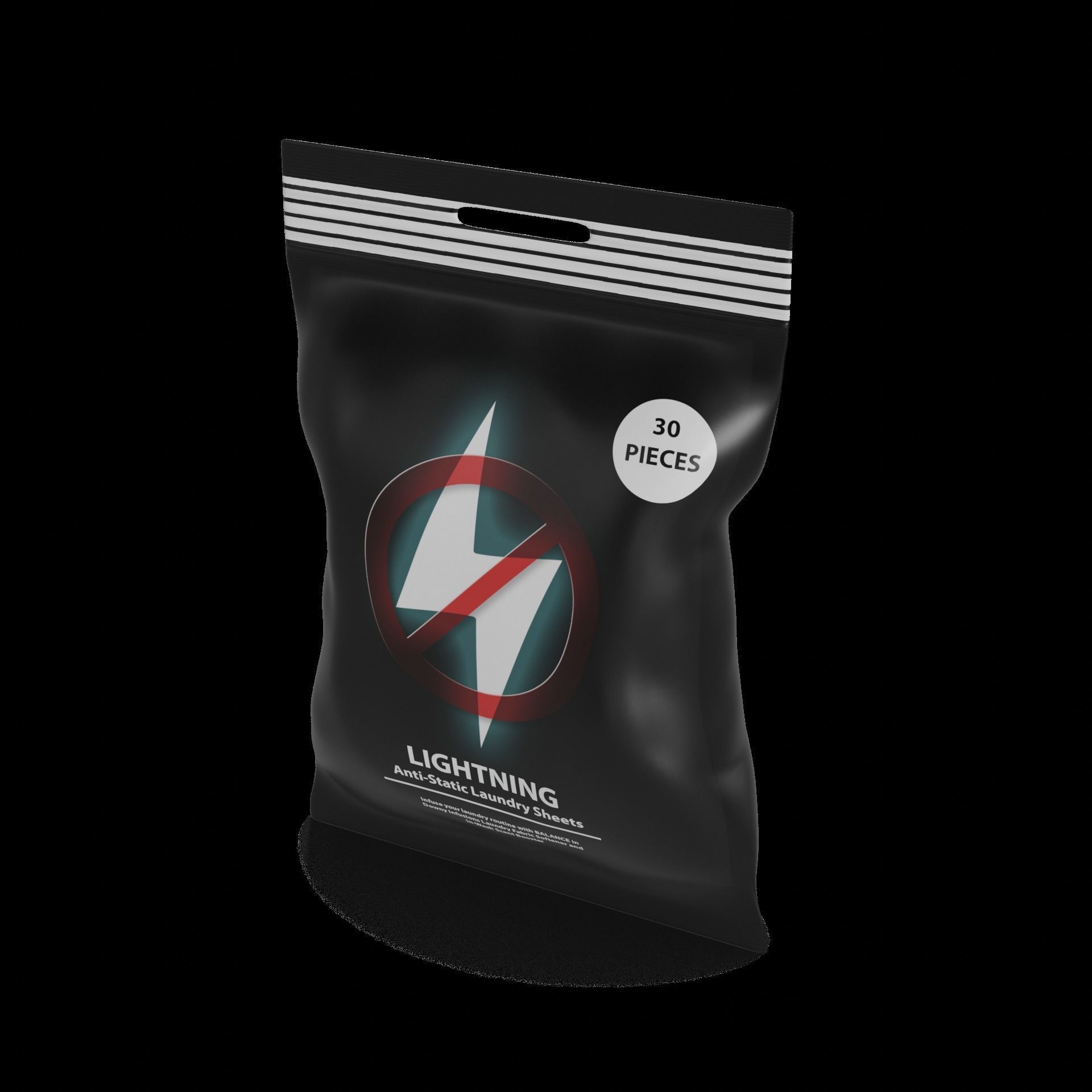 Fabric stiffeners and antistatic agents Anti-Static Laundry S... Low-poly 3D model_1