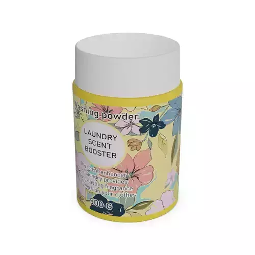 Washing powder Laundry Scent Booster Low-poly 3D model