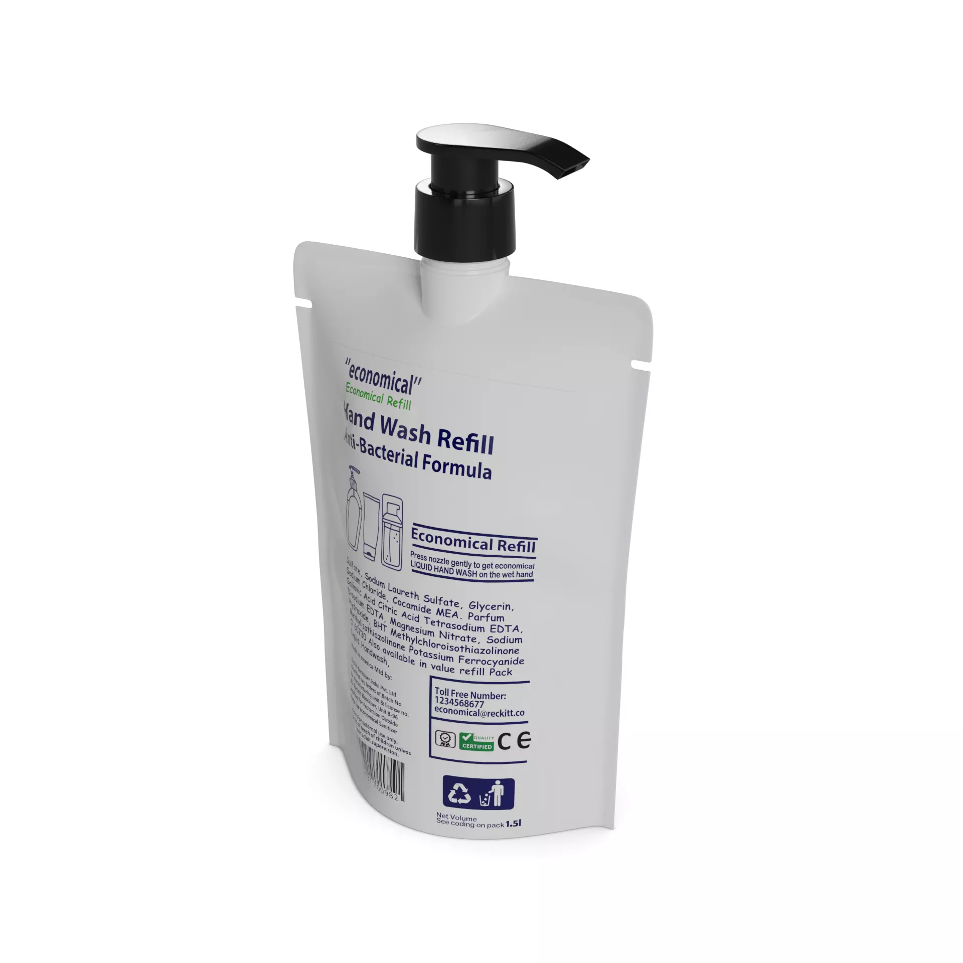 Hand-wash products Hand Wash Refill Low-poly 3D model