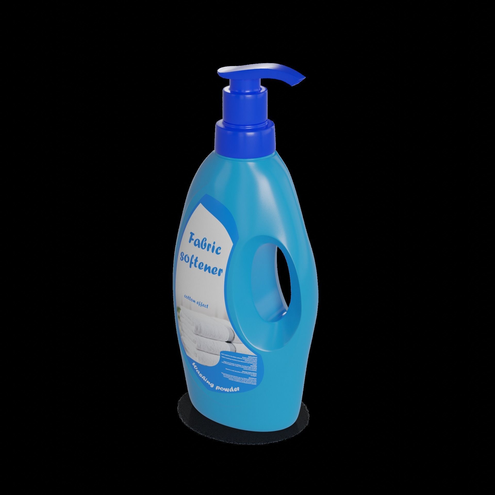 Washing powder Fabric Softener 3D model_1