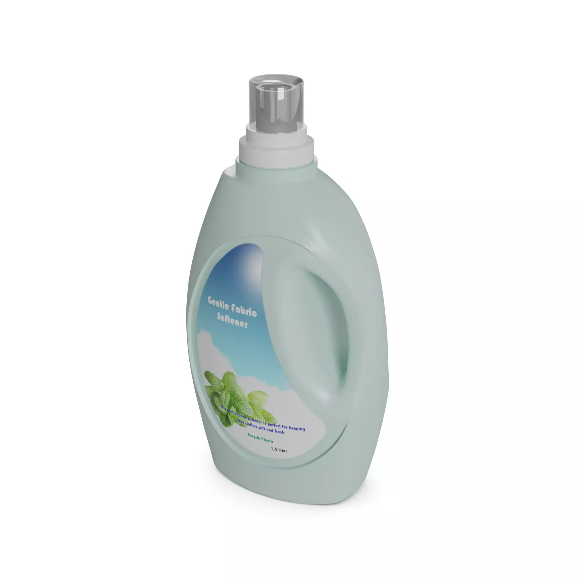 Laundry detergents for sensitive skin and babies Gentle Fabri... Low-poly 3D model_0