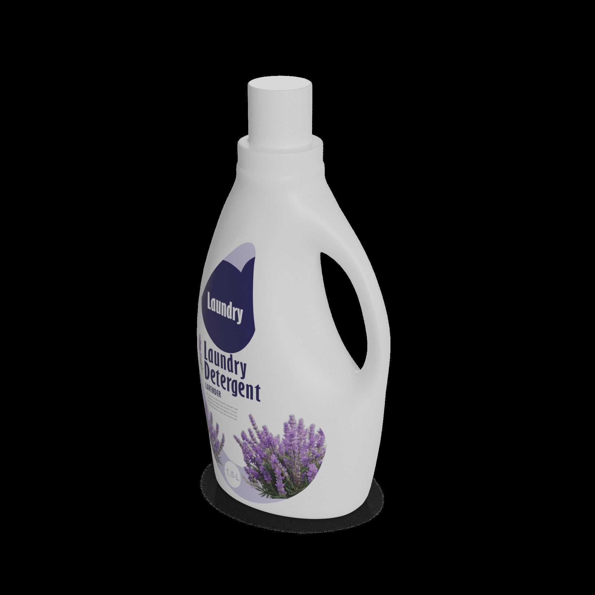 Laundry detergents for sensitive skin and babies Laundry Dete... Low-poly 3D model_1