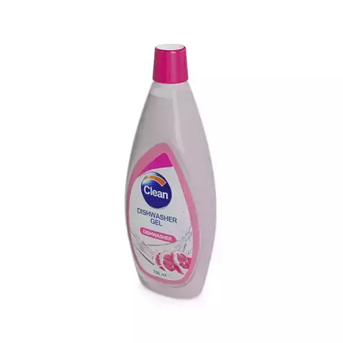 Dishwasher tablets and gels Dishwasher Gel Low-poly 3D model