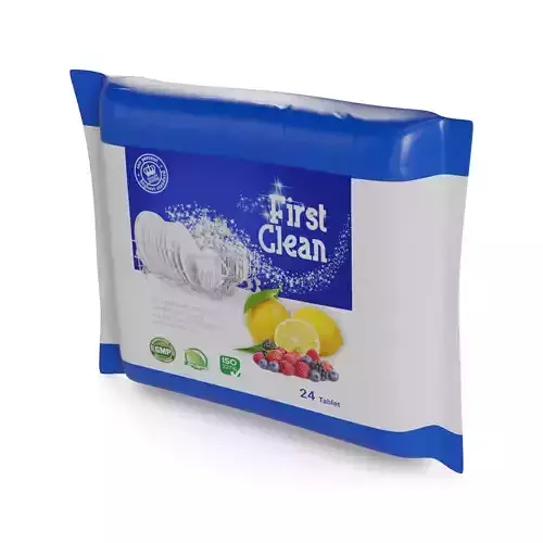 Dishwasher tablets and gels Dishwasher Tablets Low-poly 3D model