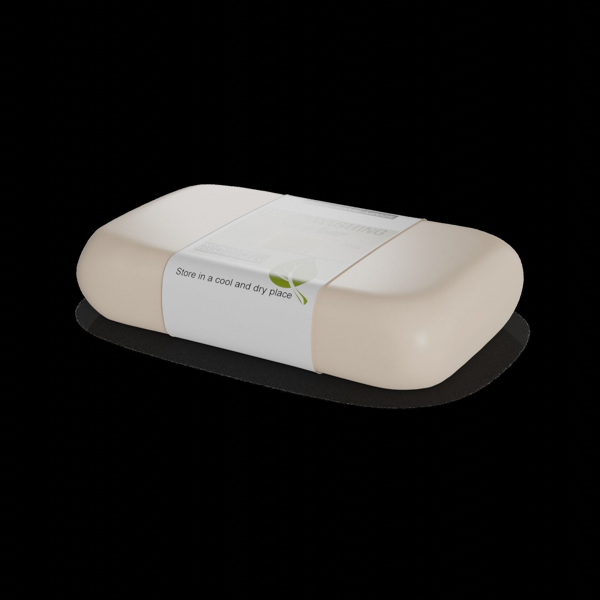 Washing up liquids Dish Soap Bar Low-poly 3D model_1