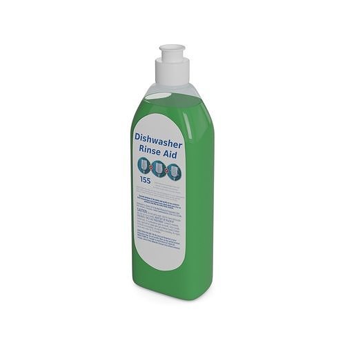 Dishwasher care Dishwasher Rinse Aid Low-poly 3D model