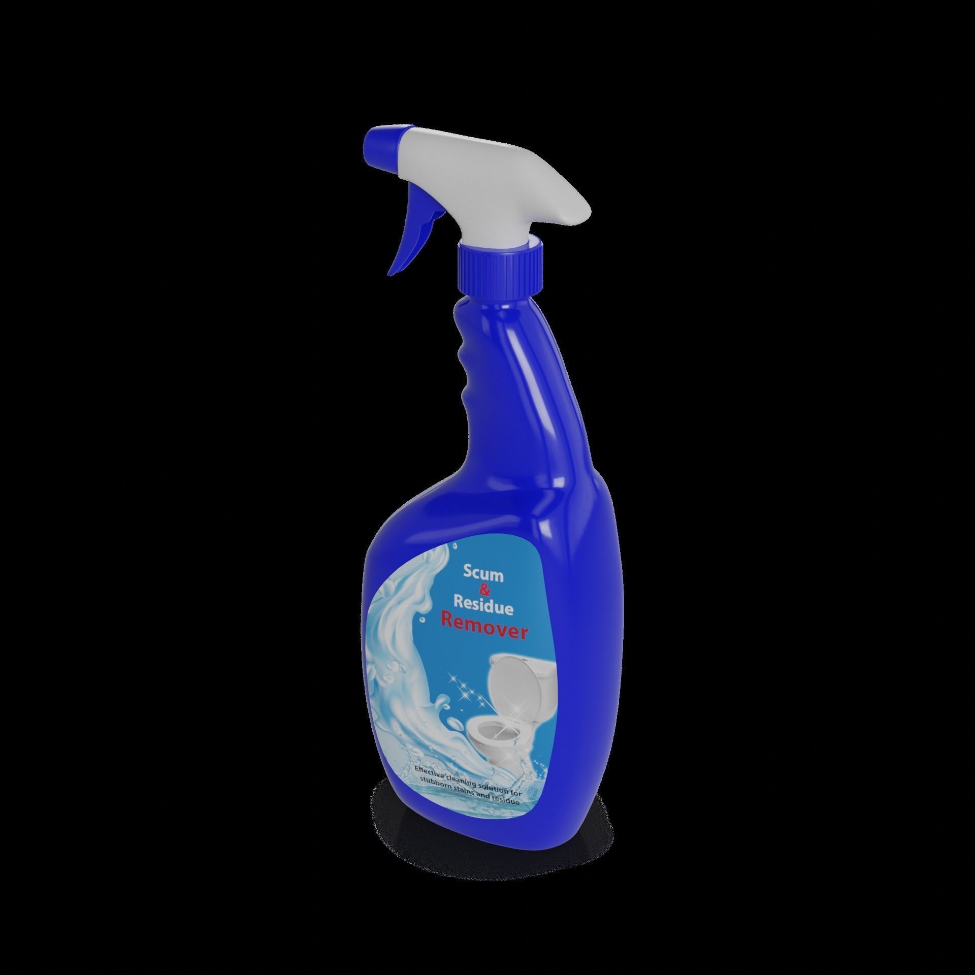 Scum and residue removers Scum and Residue Remover Low-poly 3D model_1