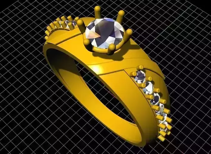 Diamond Ring 3dm file