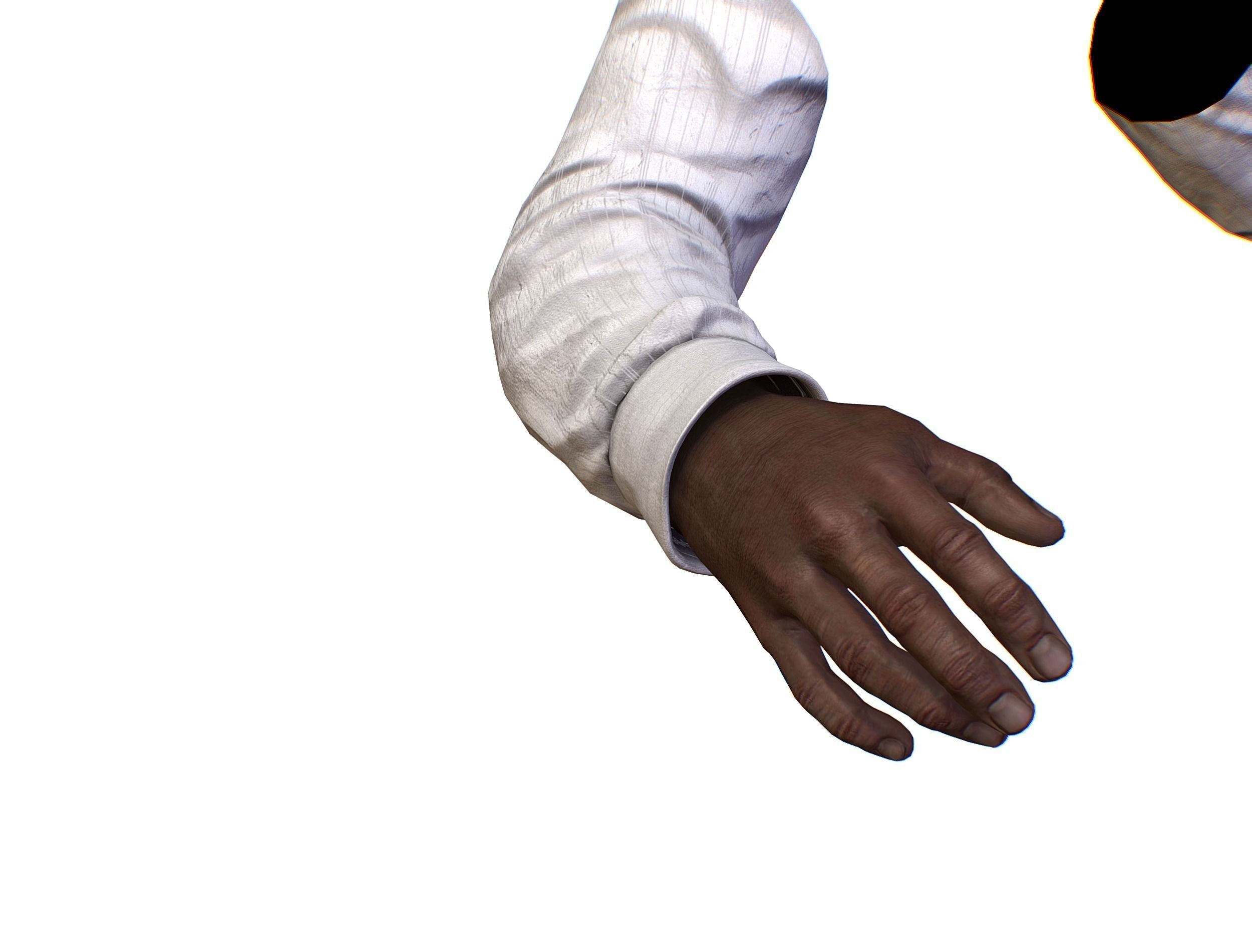 First Person Arms shirt FPS RIGGED animated Low-poly 3D model_55