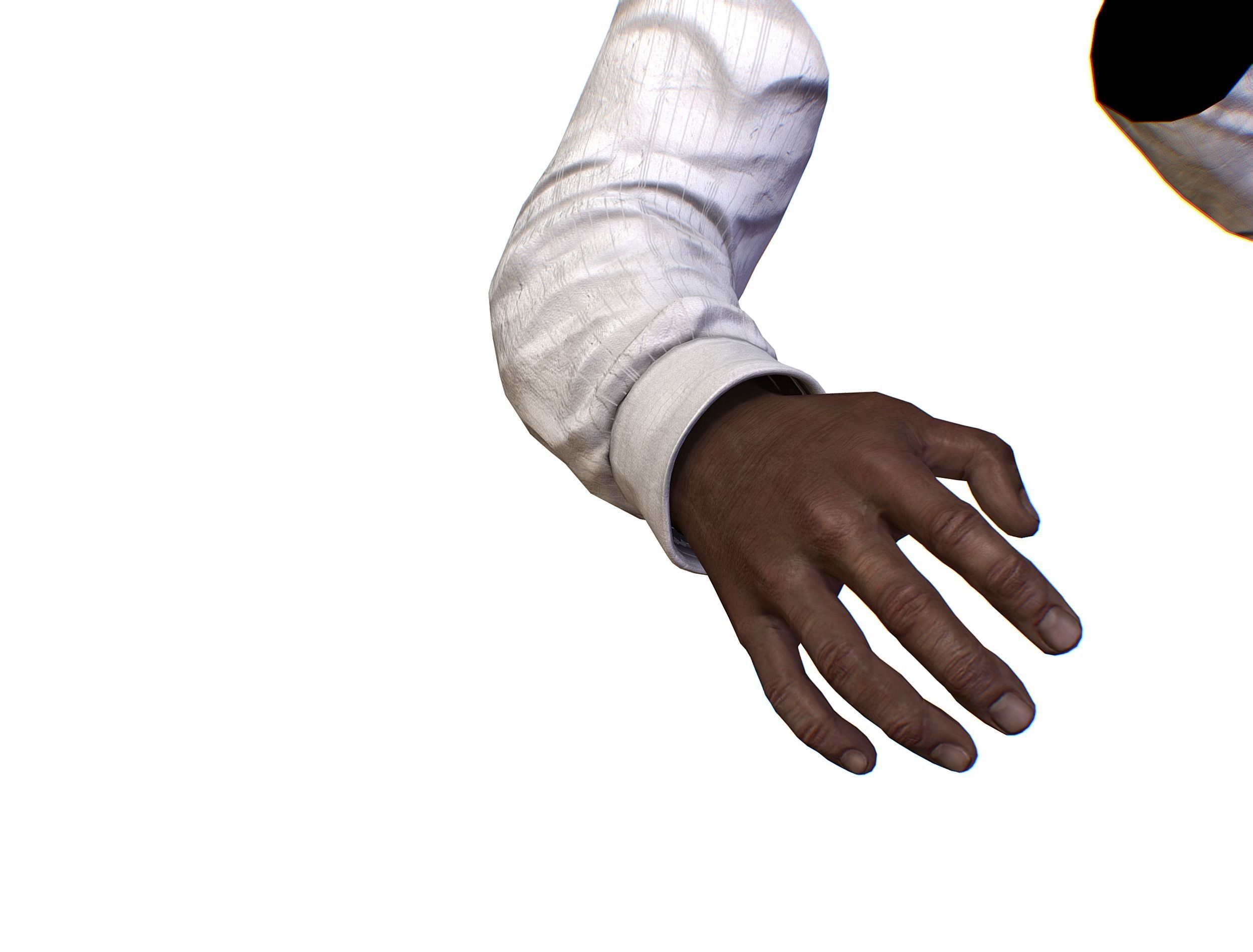 First Person Arms shirt FPS RIGGED animated Low-poly 3D model_53