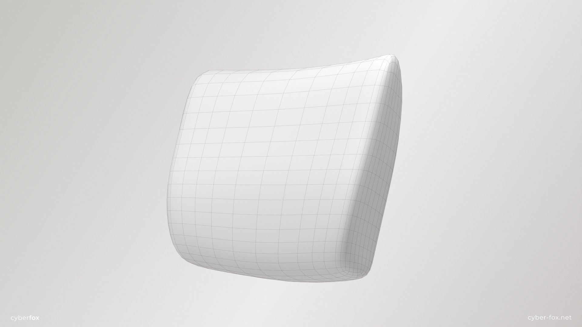 Gaming Chair In 3 Colors Low-poly 3D model_28