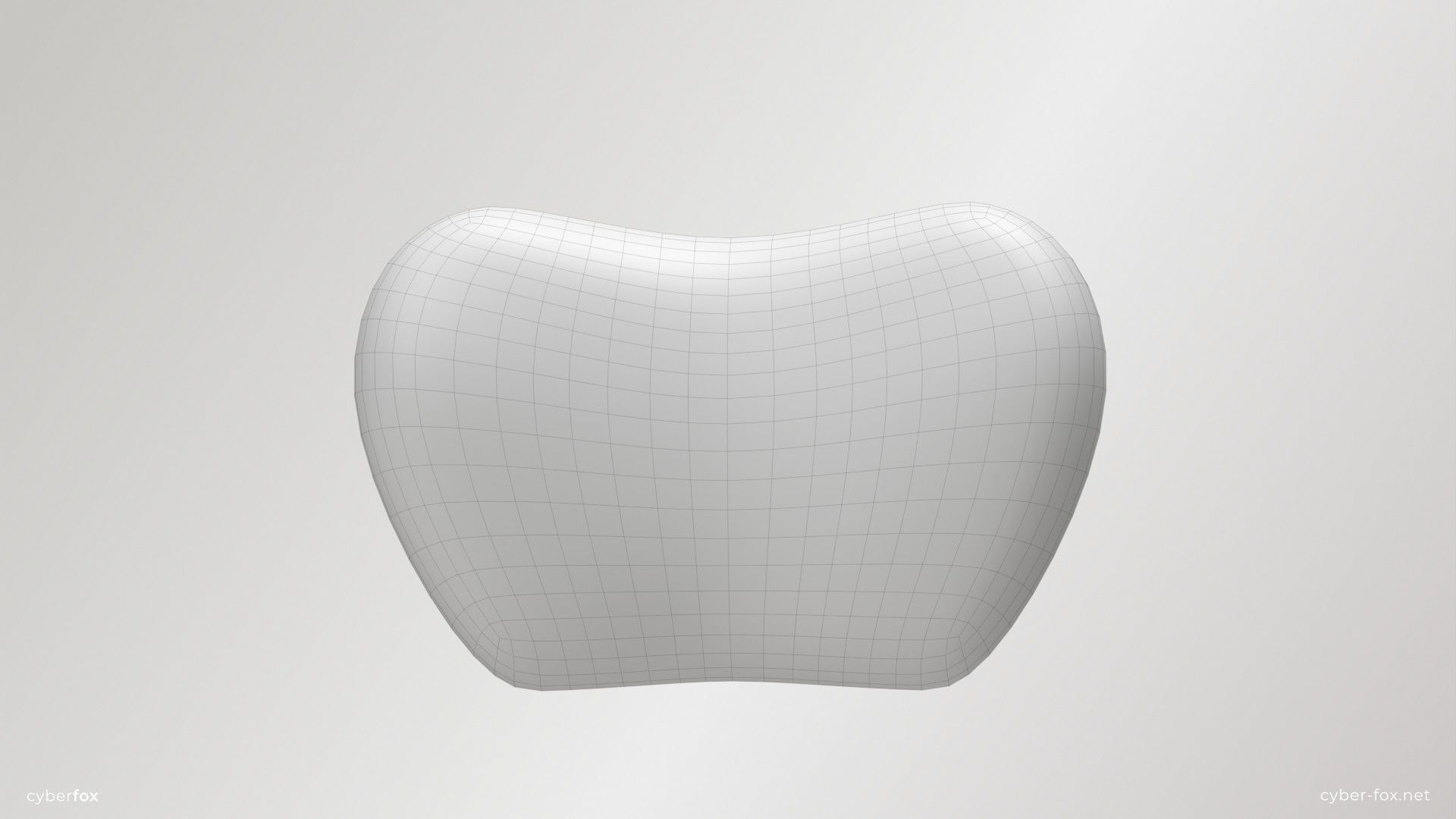 Gaming Chair In 3 Colors Low-poly 3D model_29