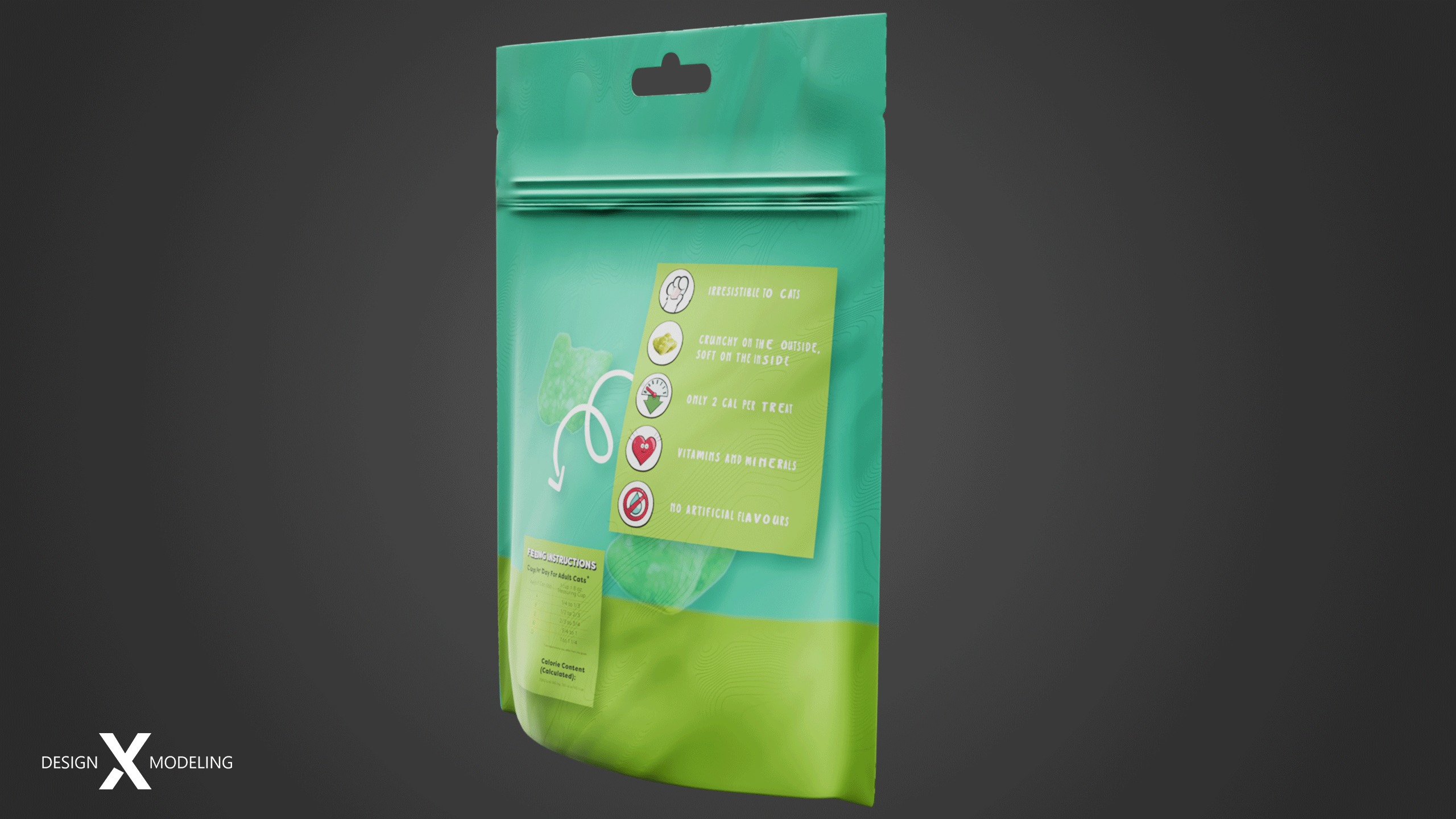 Cat snacks Cat Snacks Low-poly 3D model_1