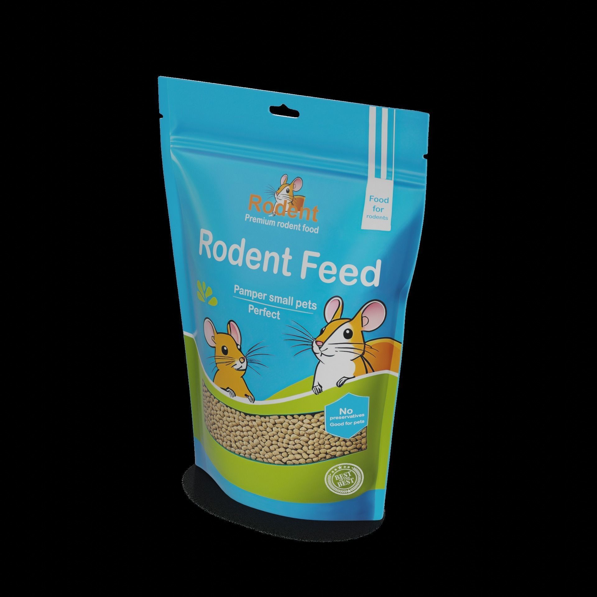 Rodent feed Rodent Feed Low-poly 3D model_1
