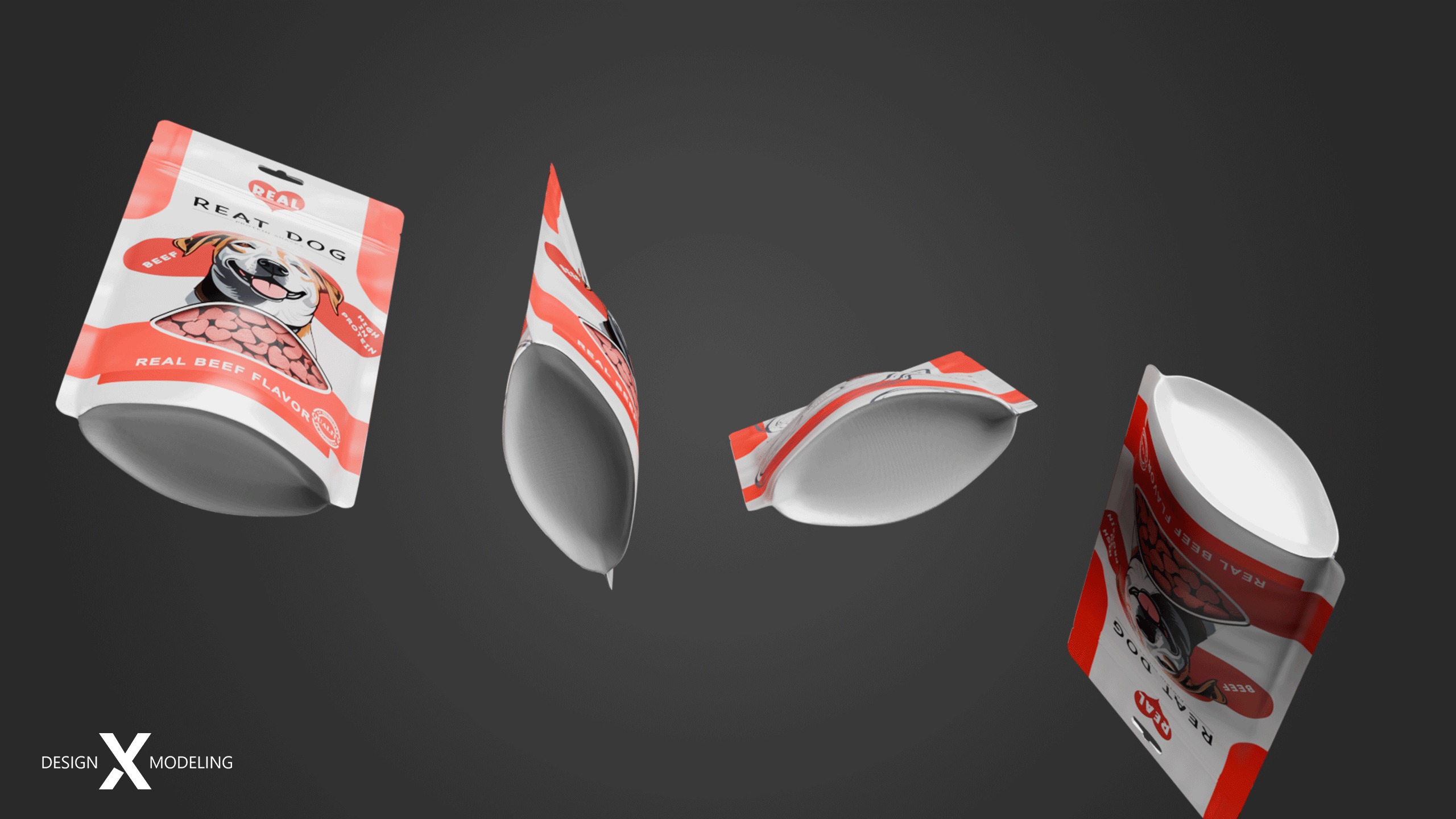 Dog snacks Dog Snacks Low-poly 3D model_2