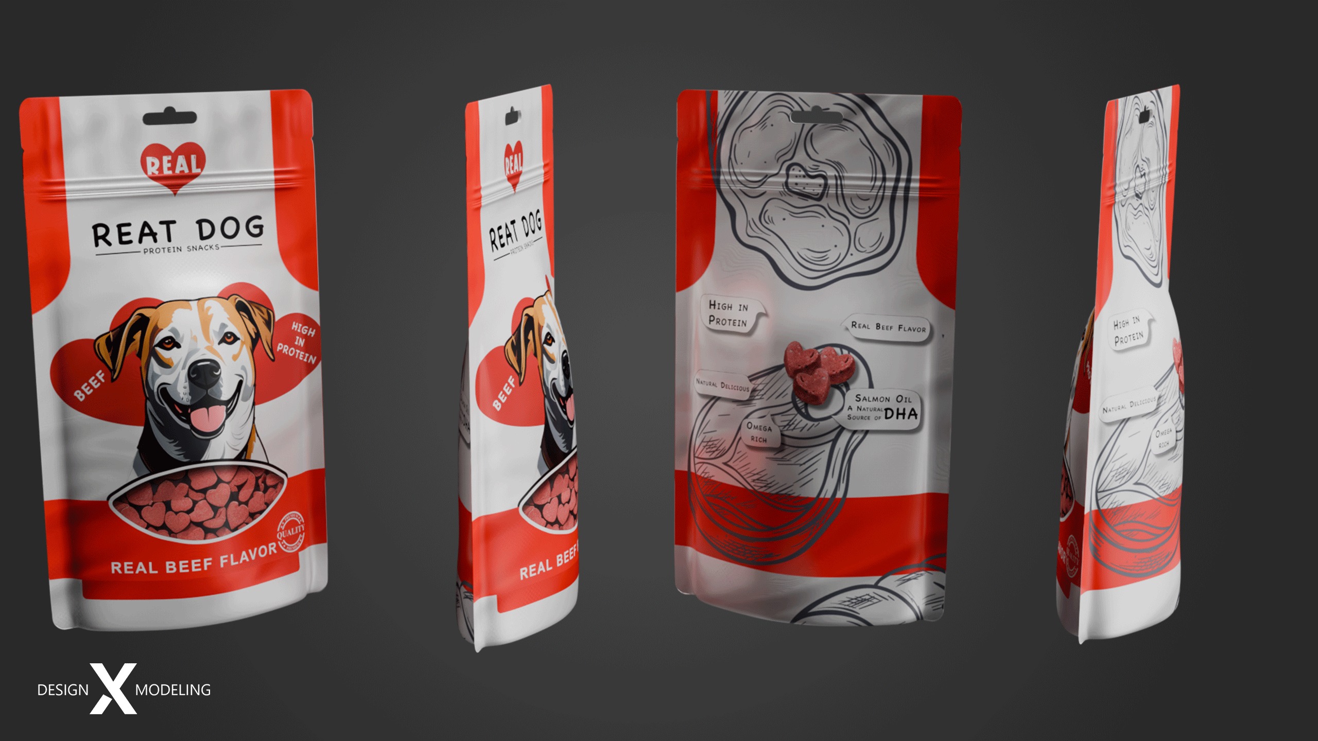 Dog snacks Dog Snacks Low-poly 3D model_1